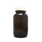 WDBG-0004AM/IMCM-0001S01|Brown glass round bottle/aluminium screw cap|100 CC